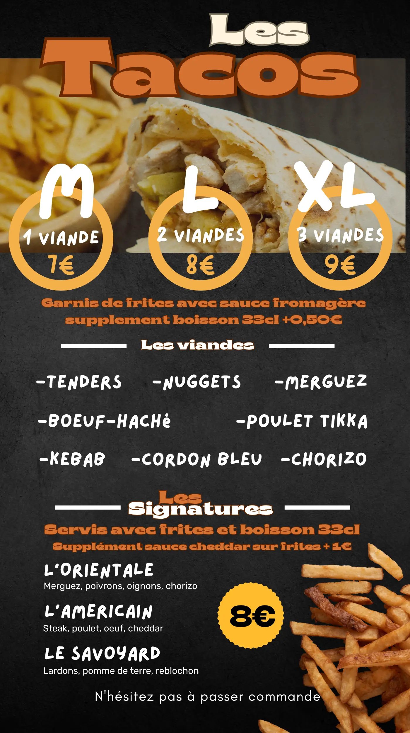 Image des Tacos et ingredients